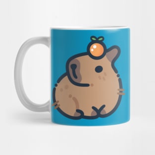 Capybara Orange Mug